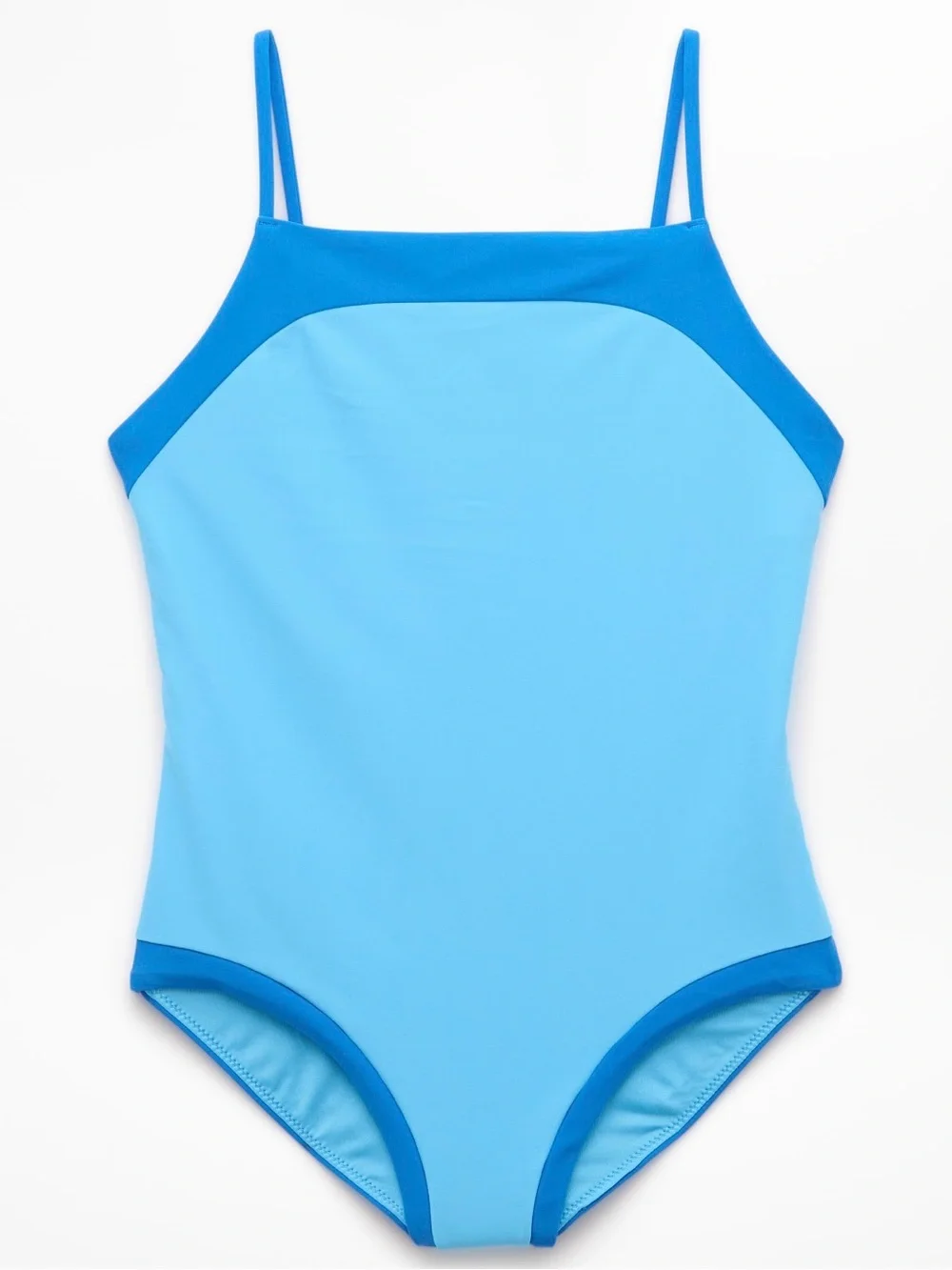 NWT Athleta Girl Adjustable Square Neck One Piece Catalan Swimsuit Sz XL/14.